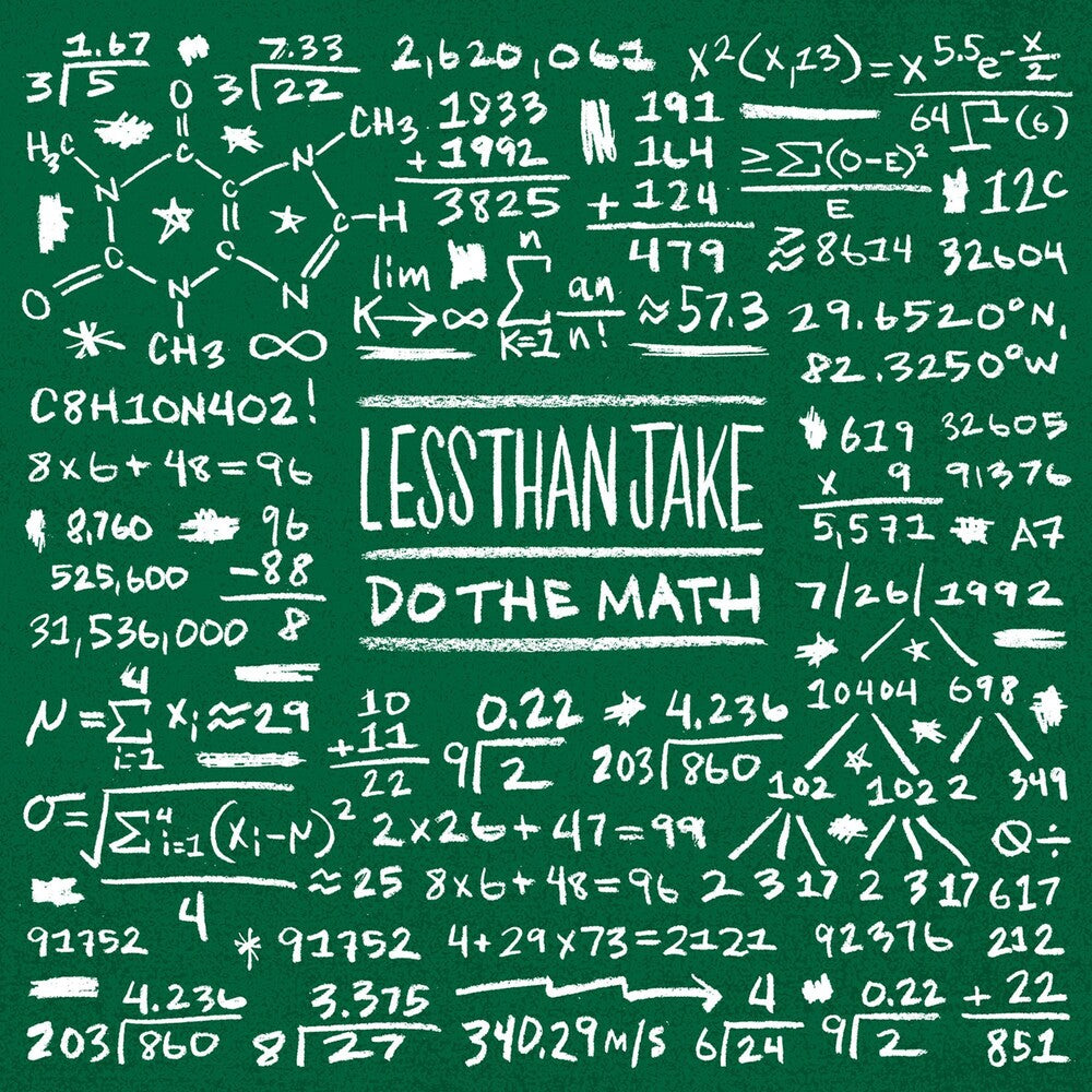 the album cover for Less Than Jake - Do The Math [Vinyl Single]