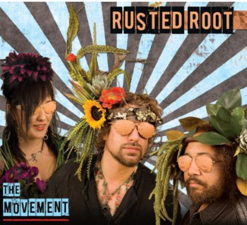 the album cover for Rusted Root - The Movement