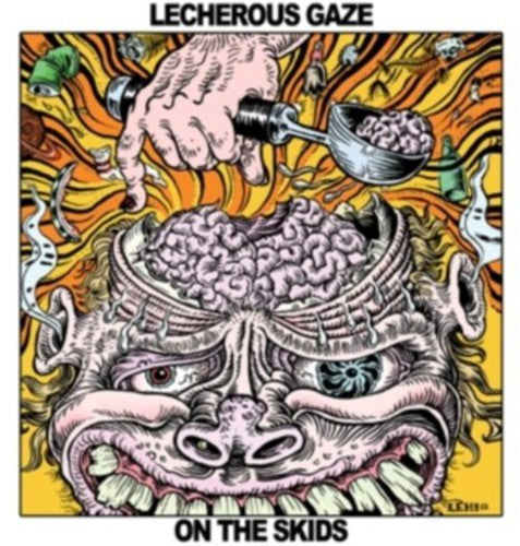 the album cover for Lecherous Gaze - On the Skids