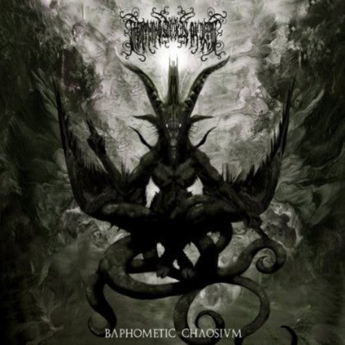the album cover for Lightning Swords Of Death - Baphometic Chaosium