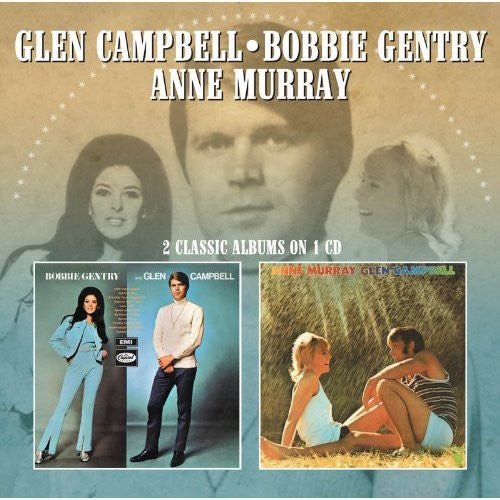 the album cover for Glen Campbell /Bobbie Gentry/Anne Murray - Bobbie Gentry & Glen Campbell/Anne Murray & Glen C [Import]