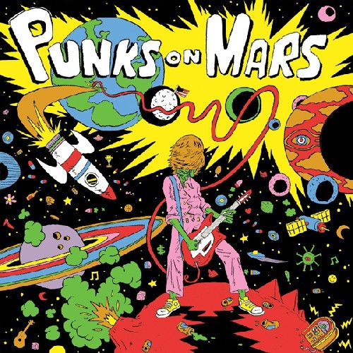 the album cover for Punks On Mars - Bad Expectations