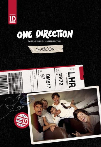 the album cover for One Direction - Take Me Home [Deluxe Yearbook Edition]