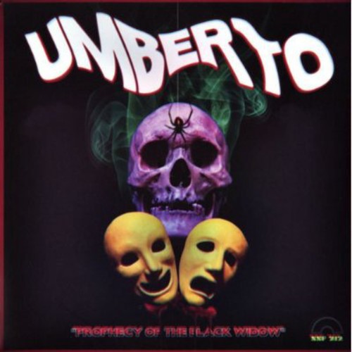 the album cover for Umberto - Prophecy of the Black Widow
