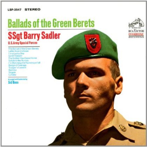 the album cover for Ssgt Sadler Barry - Ballads of the Green Berets