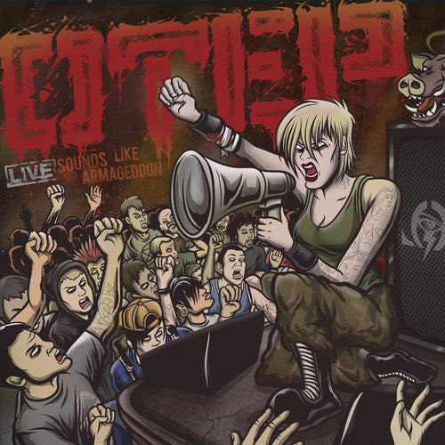 the album cover for OTEP - Sounds Like Armageddon