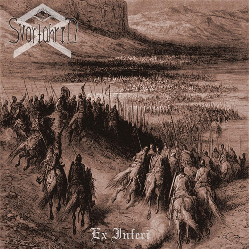 the album cover for Svarthrid - Ex Inferni