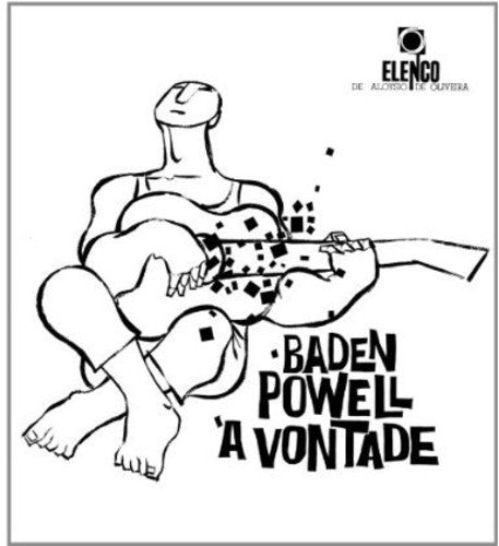 the album cover for Baden Powell - Baden Powell a Vontade