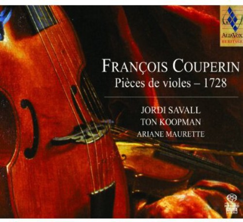 the album cover for Jordi Savall - Pieces de Violes: 1728