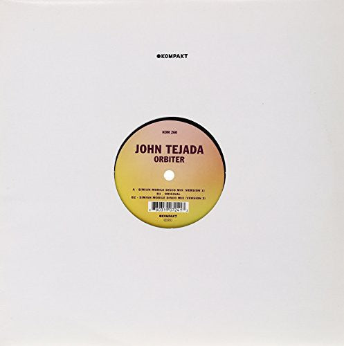 the album cover for John Tejada - Orbiter