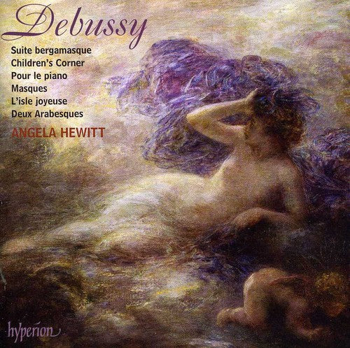 the album cover for Debussy / Hewitt - Solo Piano Music
