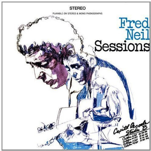 the album cover for Fred Neil - Sessions