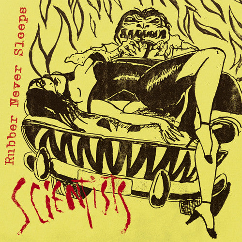 the album cover for Scientists - Rubber Never Sleeps
