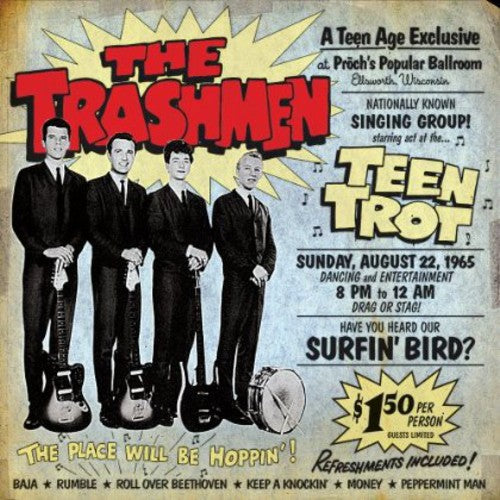 the album cover for Trashmen - Teen Trot