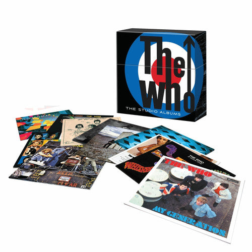 the album cover for The Who - The Studio Albums [14 LP] [Box Set]