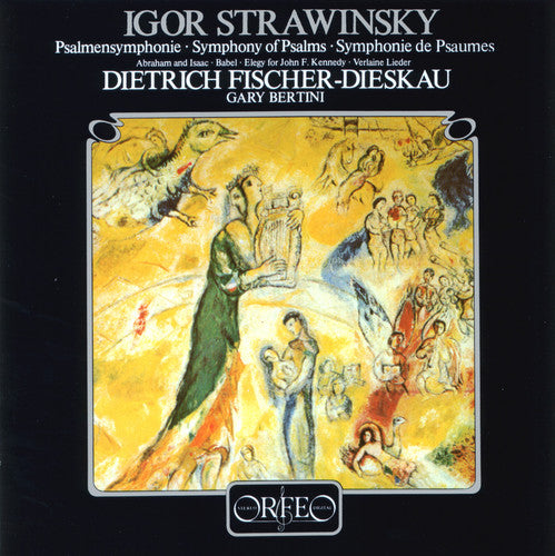 the album cover for DIETRICH FISCHER-DIESKAU - Symphony Of Psalms