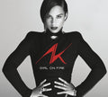 the album cover for Alicia Keys - Girl On Fire