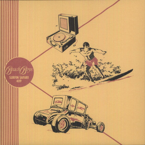 the album cover for The Beach Boys - Surfin Safari