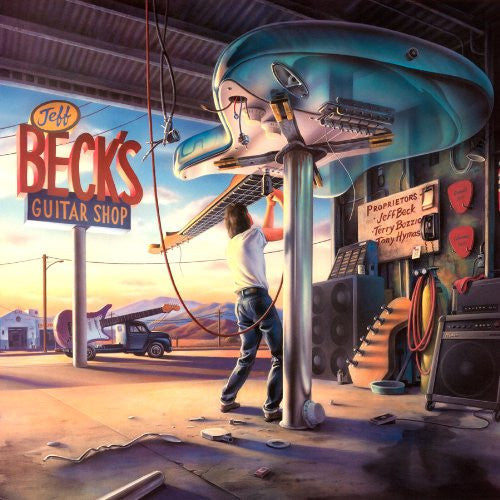 the album cover for Jeff Beck - Jeff Beck's Guitar Shop [Limited Edition] [180 Gram]