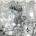 the album cover for Drcarlsonalbion & Hackney Lass - Modern English Folklore, Vol. 1: Hackney