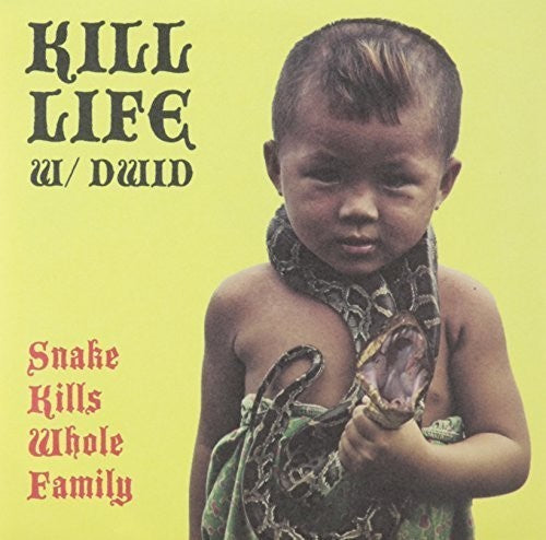 the album cover for Kill Life & Dwid Helliion Integrity - Snake Kills Whole Family