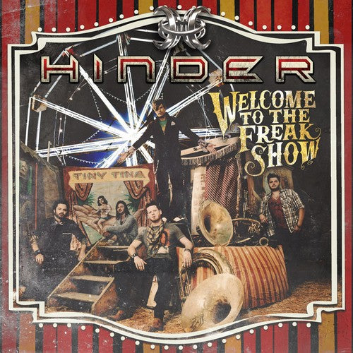 the album cover for Hinder - Welcome to the Freakshow