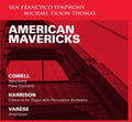the album cover for San Francisco Symphony Orchestra - American Mavericks