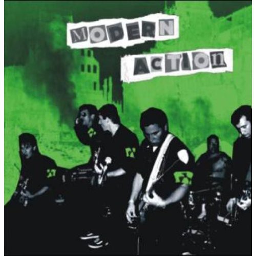 the album cover for Modern Action - Molotov Solution