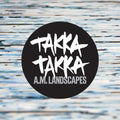 the album cover for Takka Takka - A.M. Landscapes