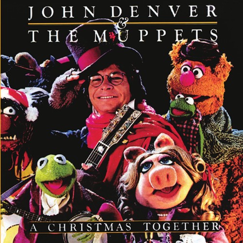the album cover for John Denver - A Christmas Together