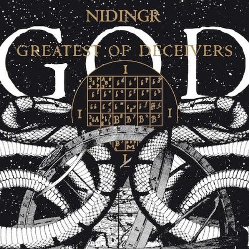 the album cover for Nidingr - Greatest of Deceivers