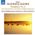 the album cover for Peter Maxwell Davies - Symphony No 6