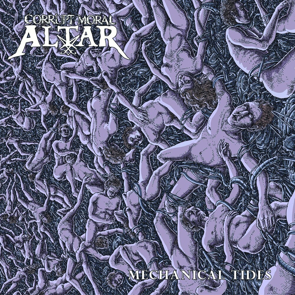 the album cover for Corrupt Moral Altar - Mechanical Tides