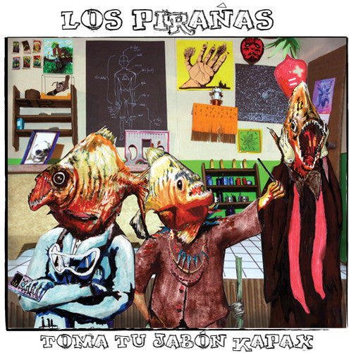 the album cover for Los Piranas - Toma Tu Jabon Kapax