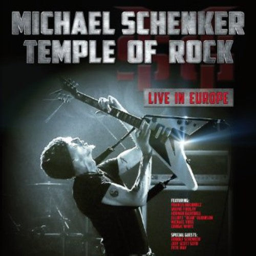 the album cover for Michael Schenker - Temple of Rock: Live in Europe