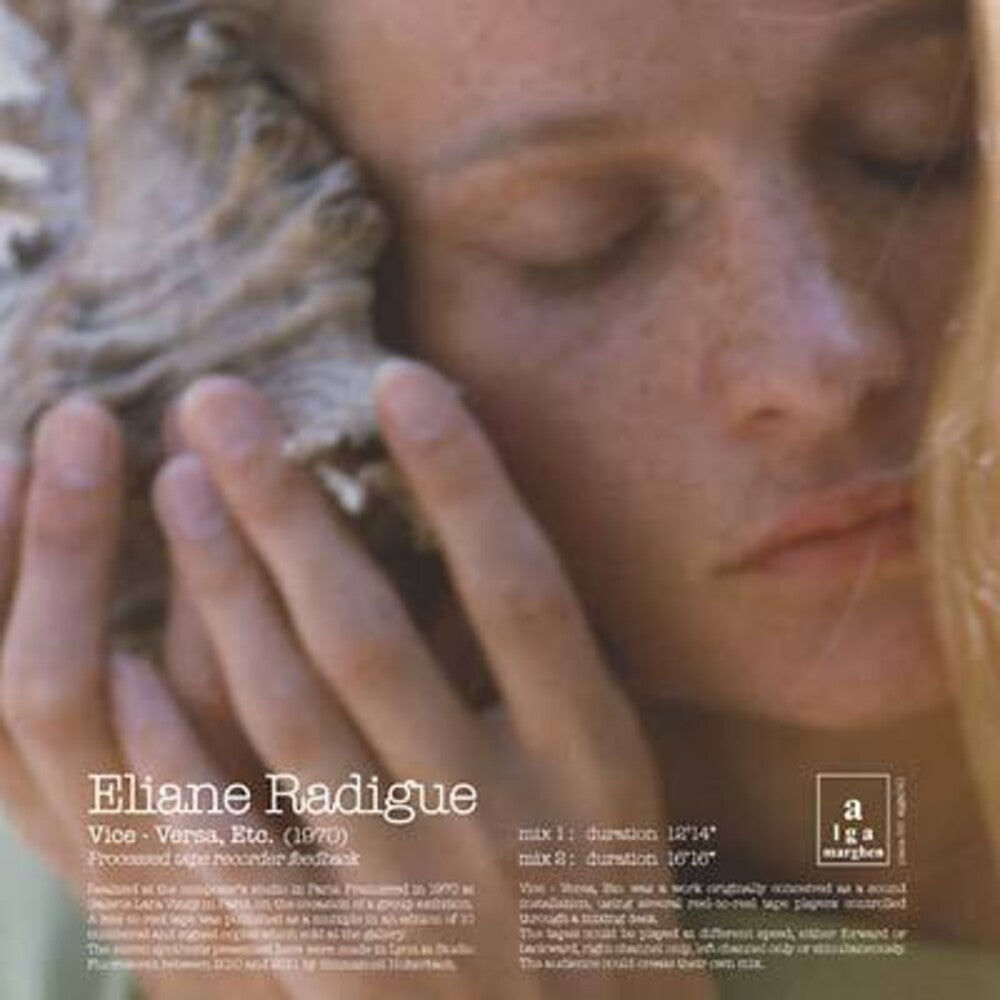 the album cover for Eliane Radigue - Vice-Versa Etc