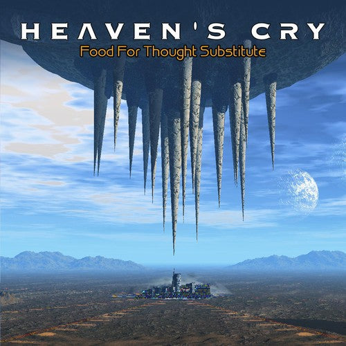 the album cover for Heavens Cry - Food for Thought Substitute