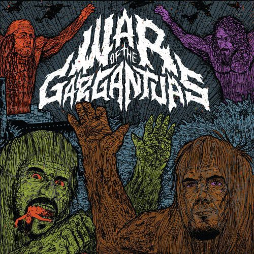 the album cover for Philip H Anselmo & Warbeast - War of the Gargantuas