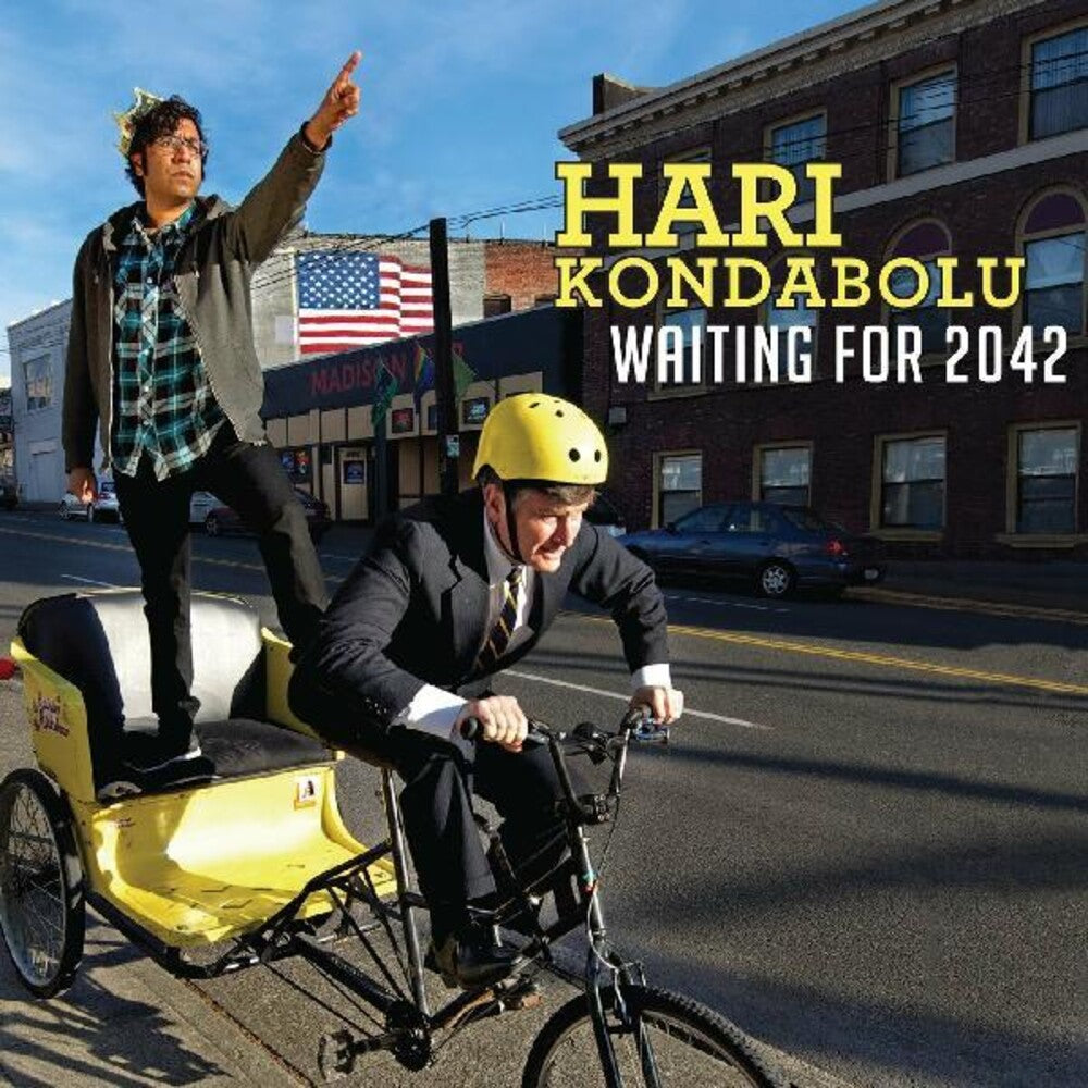 the album cover for Hari Kondabolu - Waiting for 2042