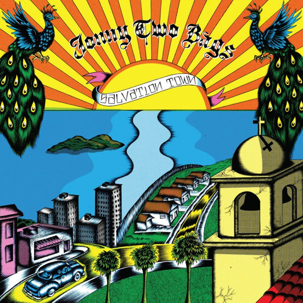 the album cover for Jonny Two Bags - Salvation Town