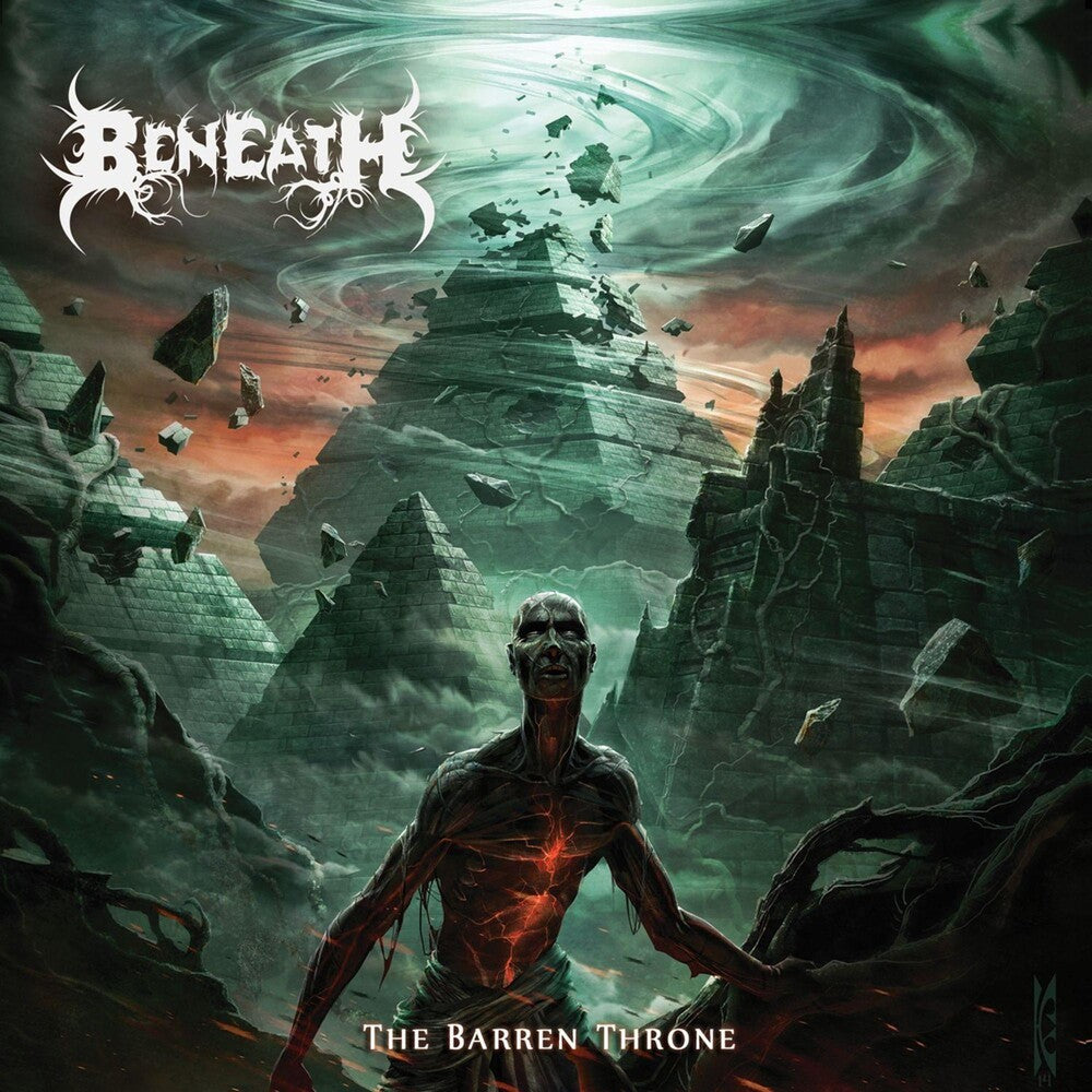 the album cover for Beneath - The Barren Throne