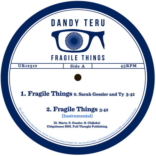 the album cover for Dandy Teru - Fragile Things