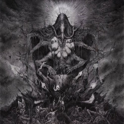 the album cover for Diocletian/Weregoat - Elegy of the Archeonaut