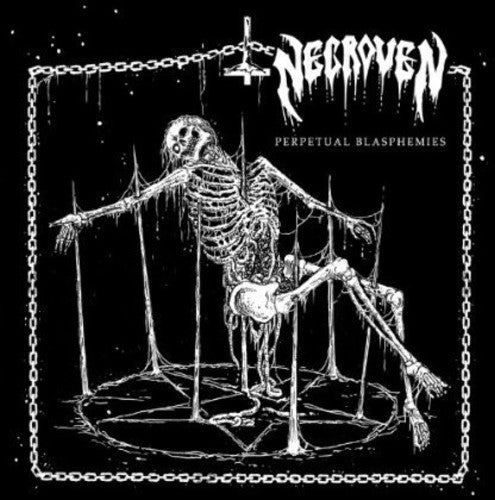 the album cover for Necroven - Perpetual Blasphemies