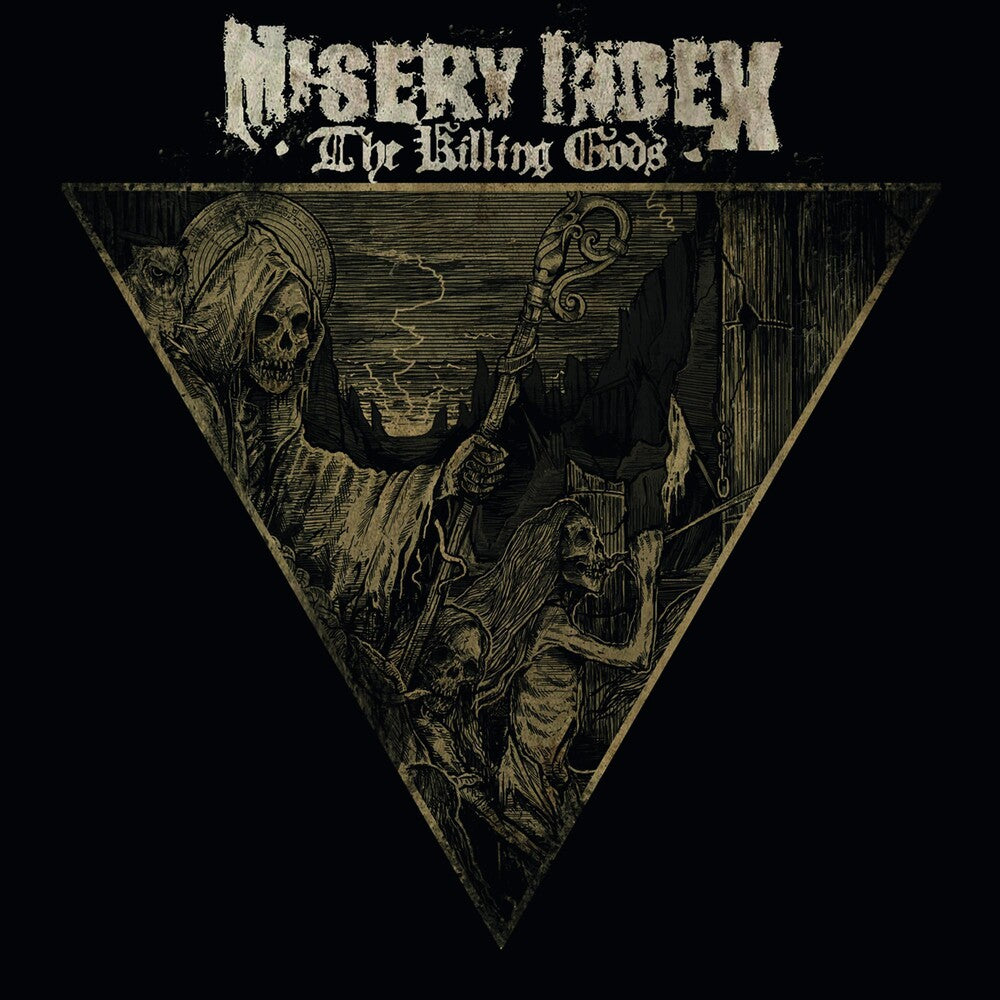 the album cover for Misery Index - The Killing Gods [Limited Edition]