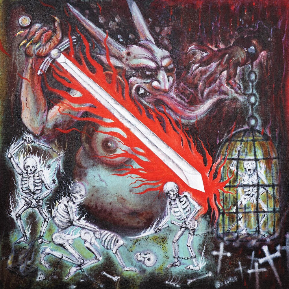 the album cover for Impaled Nazarene - Vigorous and Liberating Death