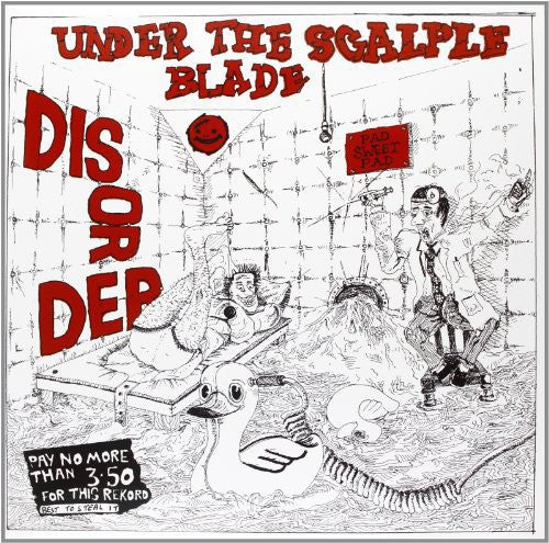 the album cover for Disorder - Under The Scalpel Blade