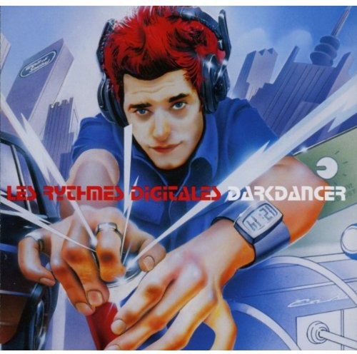 the album cover for Les Rythmes Digitales - Darkdancer