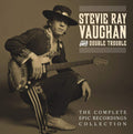 the album cover for Stevie Ray Vaughan & Double Trouble - The Complete Epic Recordings Collection [Box Set]