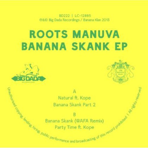 the album cover for Roots Manuva - Banana Skank